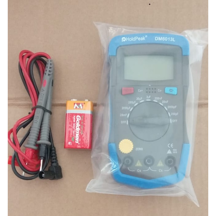 ALAT UKUR TESTER CAPASITOR ELCO CAPACITANCE HOLDPEAK DM6013L