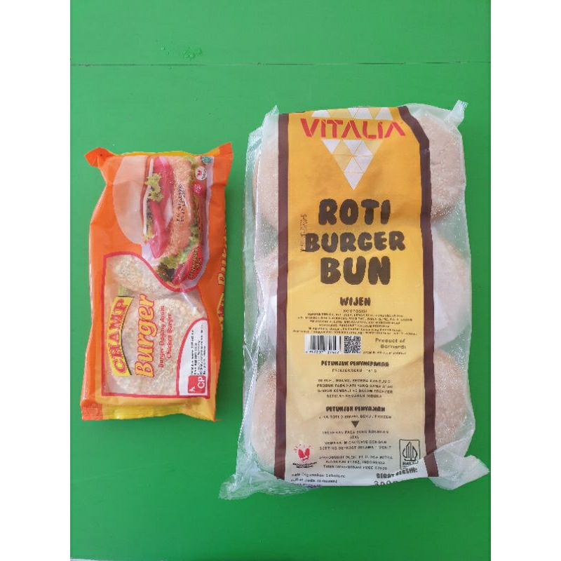 

PAKET - VITALIA roti 6s + CHAMP burger 6s