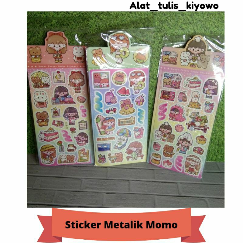

ATK0001 - Sticker Metalik Momo