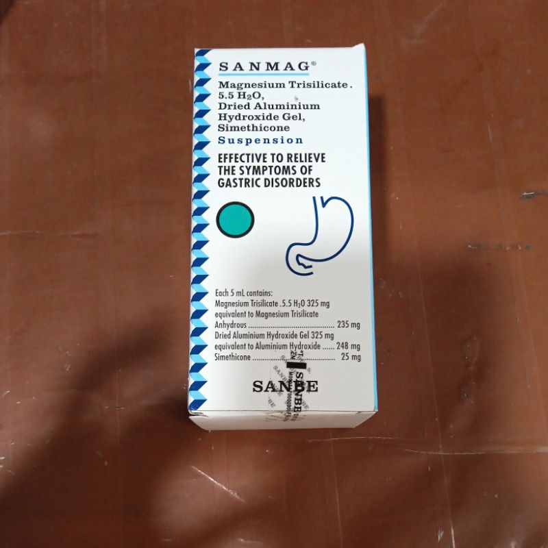 Sanmag Sirup 120ml/Obat Sirup Asam Lambung;