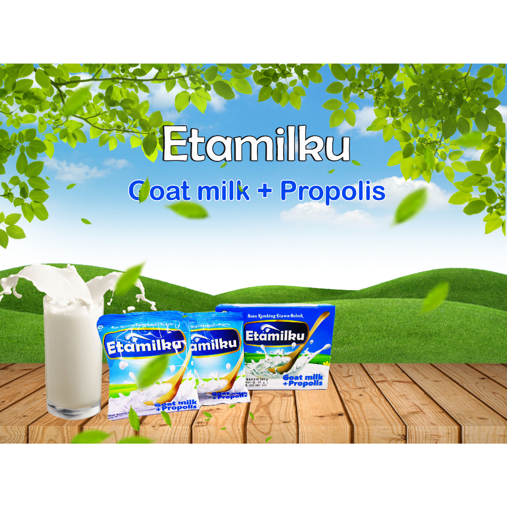 

Susu Kambing Etamilku Ettawa Plus Propolis Asli POM / BPOM