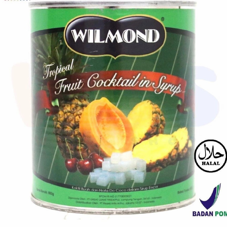

Wilmond Tropical Fruit Cocktail With Nata the Coco in Syrup 836gr