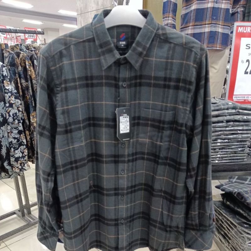 S.135//kemeja flanel//09549