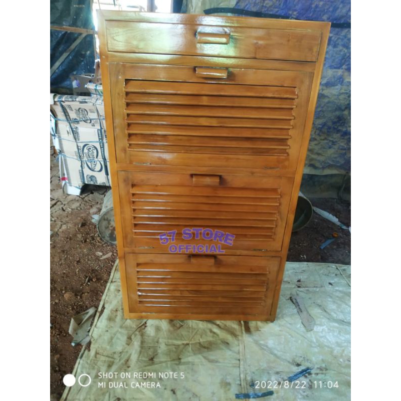 Lemari Tas/Perhiasan/Tas/Sandal/Sepatu Minimalis Kayu Jati Jepara