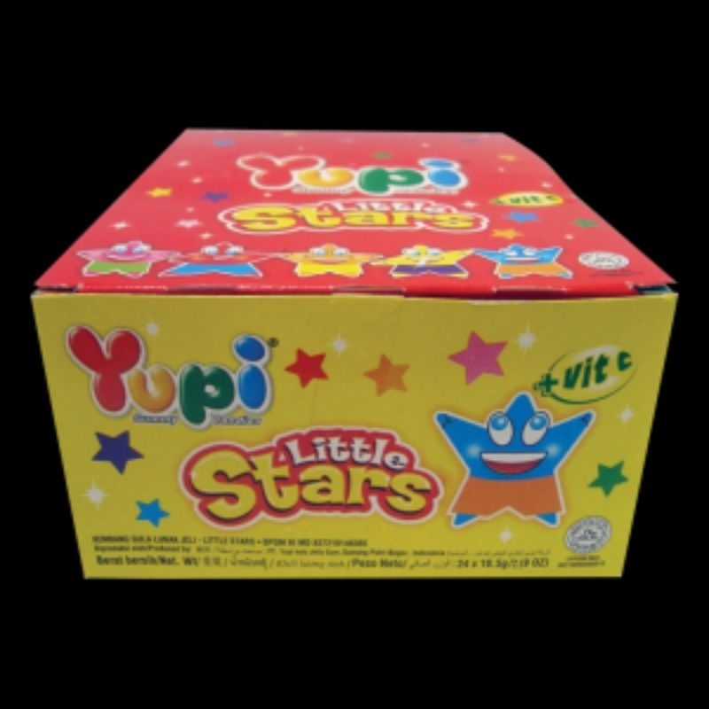 

YUPI CANDY GUMMY LITTLE STARS BOX 24x7g