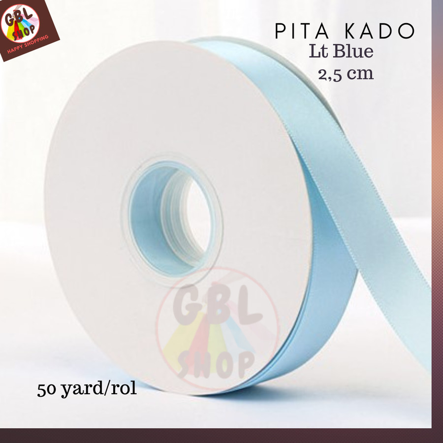 

Pita Satin Polos lebar 2,5 cm panjang 5cm