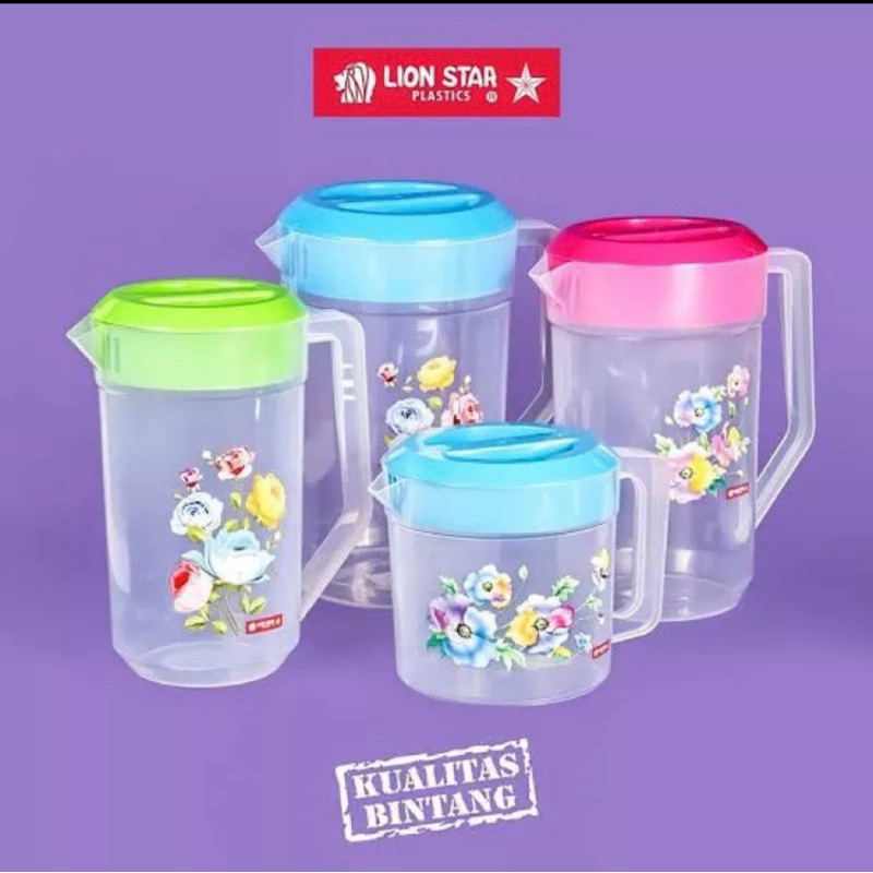 Lion star water jug / eskan transparan / ceret air / ketel / teko plastik