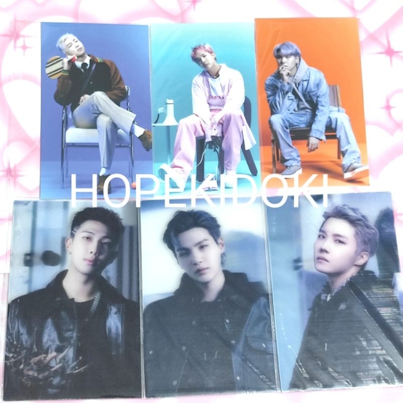 PC PROOF COLLECTOR BTS RM J-HOPE NAMJOON HOBI AR CARD 3D LENTI SHOPEE LIVE
