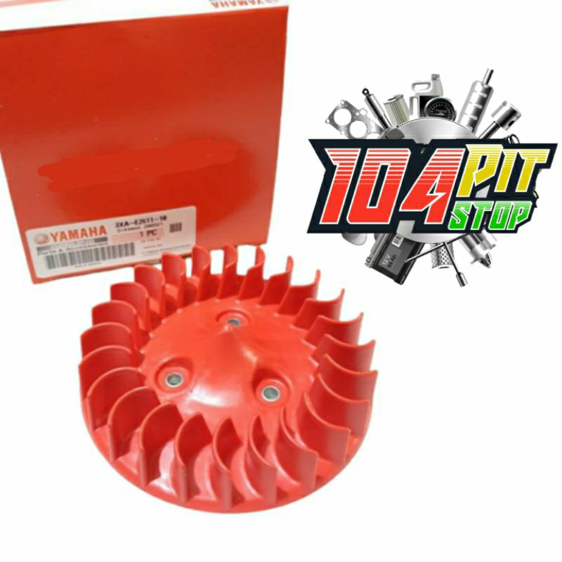 Kipas Pendingin Boring Original Yamaha F1ZR Merah