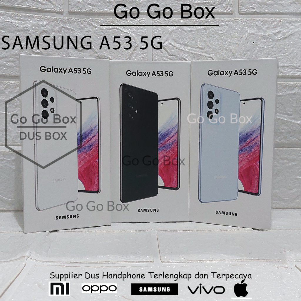 DUS DUSBOX SAMSUNG A53 5G -GRATIS STICKER- DAN FULLSET(CHARGER + EARPHONE) -BOX SAMSUNG