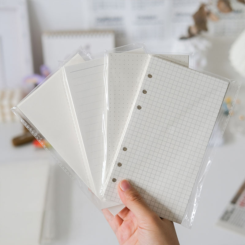 

A6/A7 refill notebook ISI BINDER KERTAS NOTEBOOK A6 A7 6 LUBANG 6 HOLE | REFILL ISI ULANG RING 6 LOOSE LEAF POLOS DOT GARIS KOTAK TEBAL
