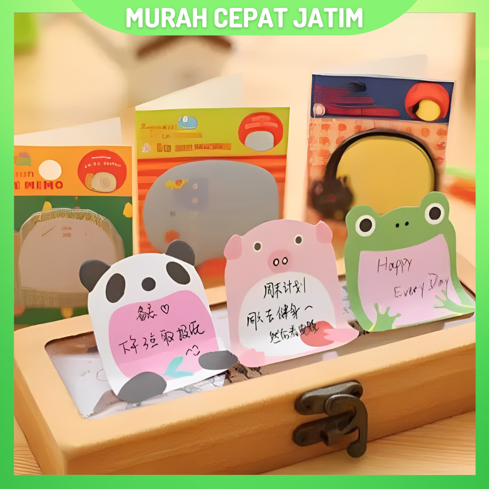 

Sticky notes bentuk hewan kertas note tempel lucu reminder