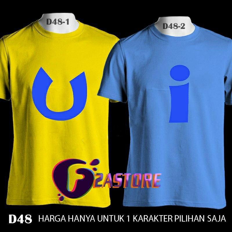 KAOS KERAH BULAT -UPIN IPIN-BAJU TANGAN PENDEK&tangan panjang