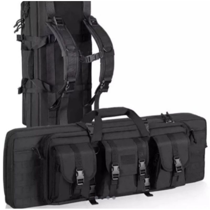 tas senjata Laras panjang 80 cm 2 kompartemen