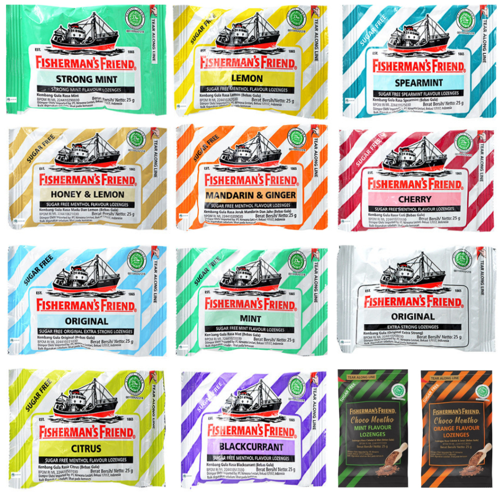 

Fisherman's Friend Sugar Free Permen Pelega Tenggorokan
