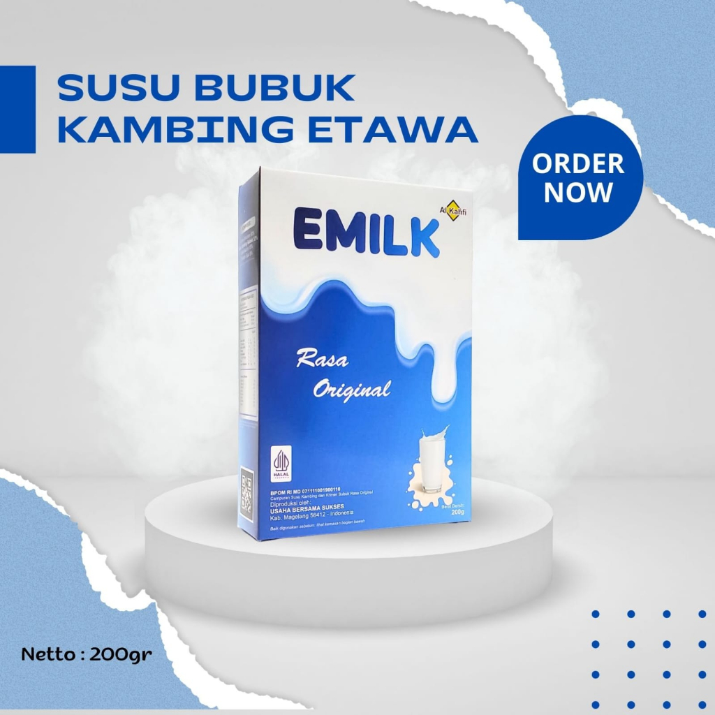 

Susu Kambing Etawa Bubuk Emilk 200 Gram Membantu Menjaga Kesehatan Tulang Dan Sendi