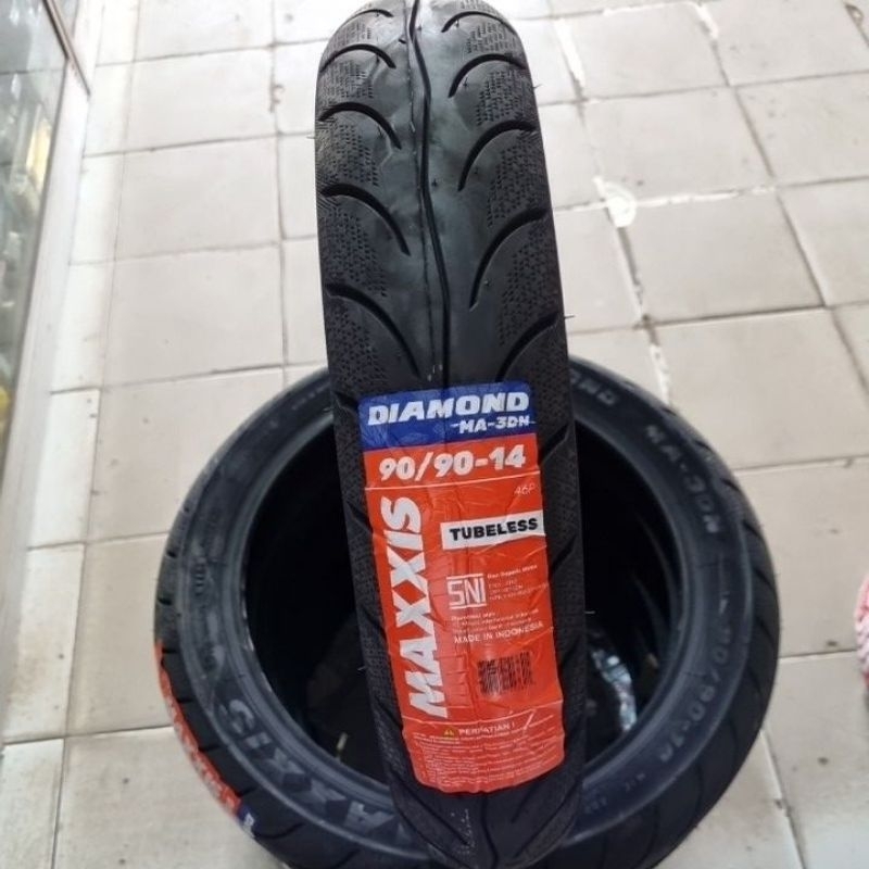 BAN LUAR MAXXIS DIAMOND MATIC 90/90-14 / BAN BELAKANG BEAT VARIO125 VARIO150