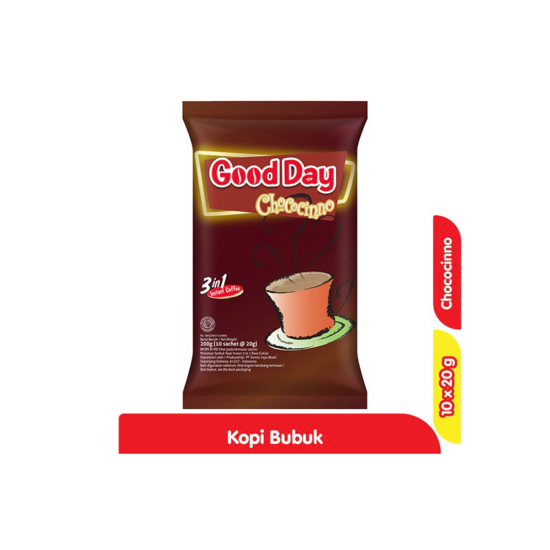 

Good Day Kopi Instant 3 in 1 Mocacinno 10 x 20 g