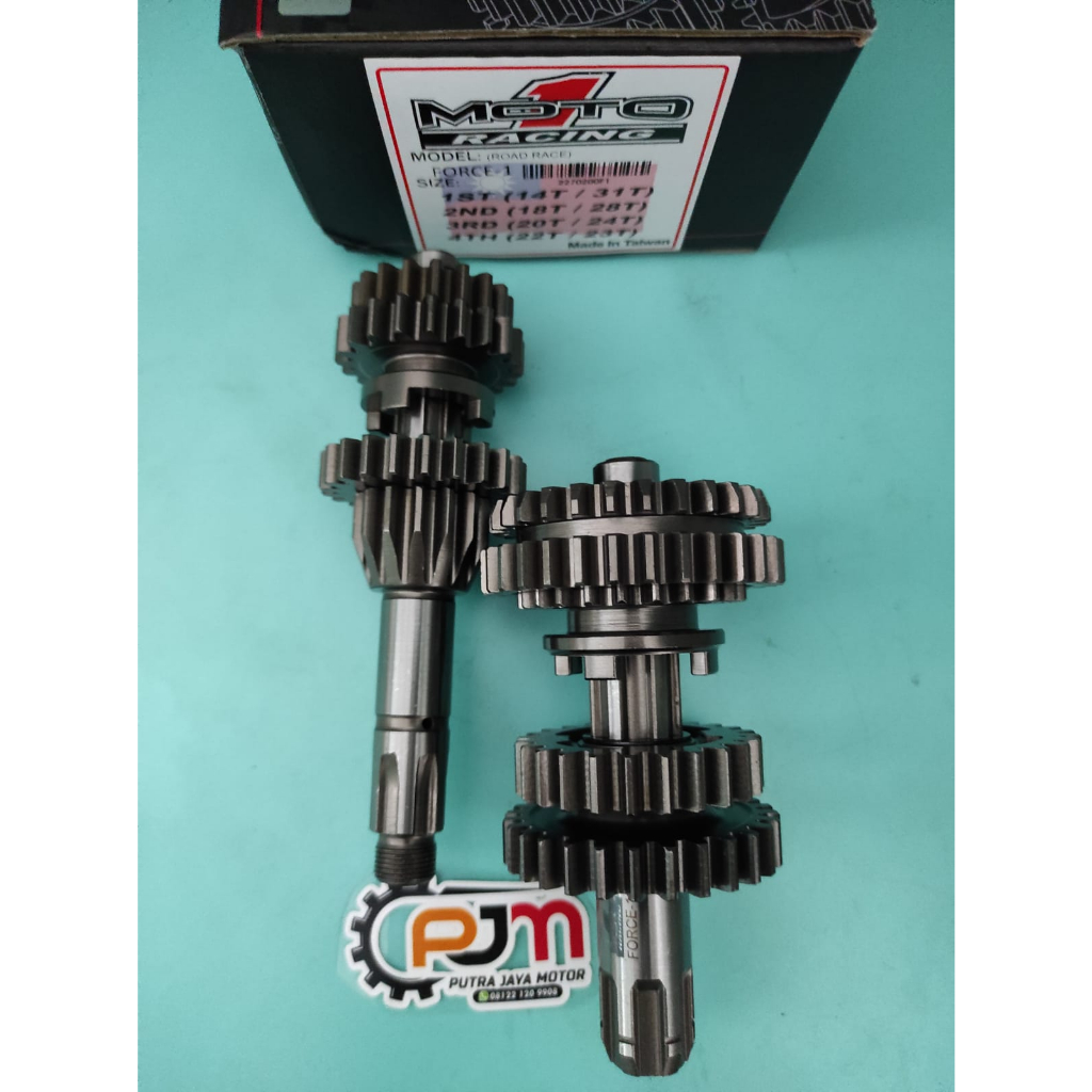 GIGI RASIO FORCE1 F1ZR MOTO 1 GEAR RATIO