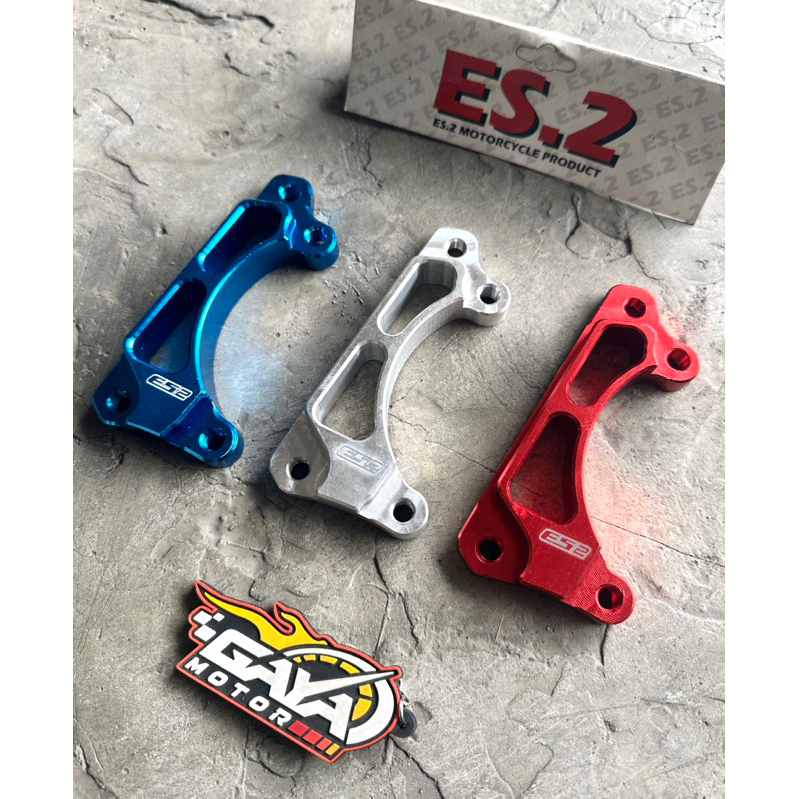 Breket Bracket Kaliper Brembo / Ktc 2p Beat Vario Scoopy Disc 220 mm Es2 / Bpro Racing Cnc