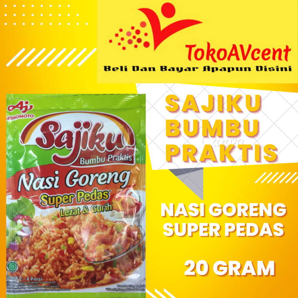 

SAJIKU BUMBU NASI GORENG SUPER PEDAS 20 GRAM (3PCS)