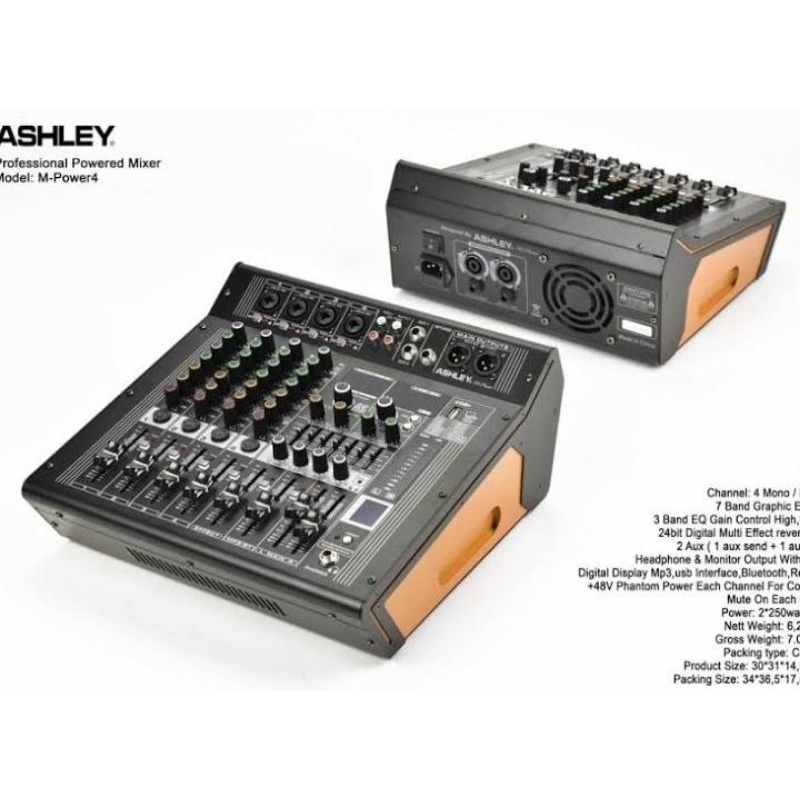 POWER MIXER ASHLEY MPOWER4 M POWER4