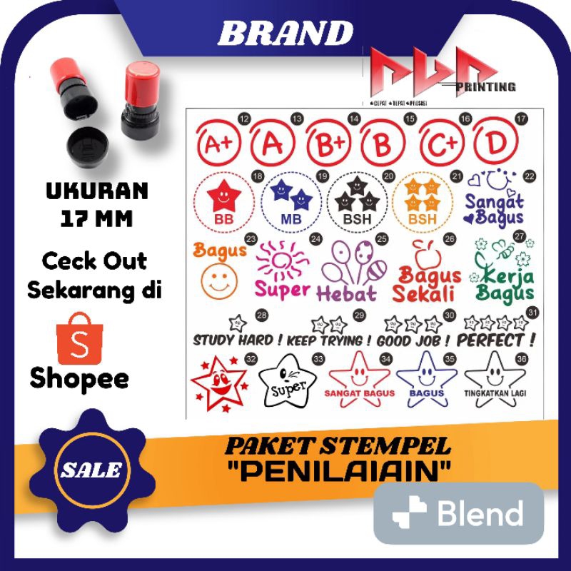

Paket Stempel Penilaian
