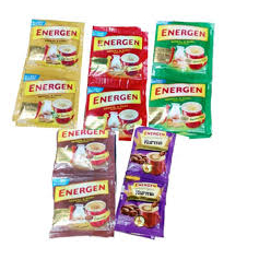 

Energen Coklat, Vanila, Kacang Hijau 1 Renceng isi 10