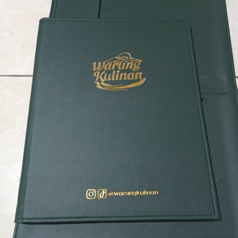 

COVER BUKU MENU Hotel, resto, caffe dll uk A4 + saku dalam