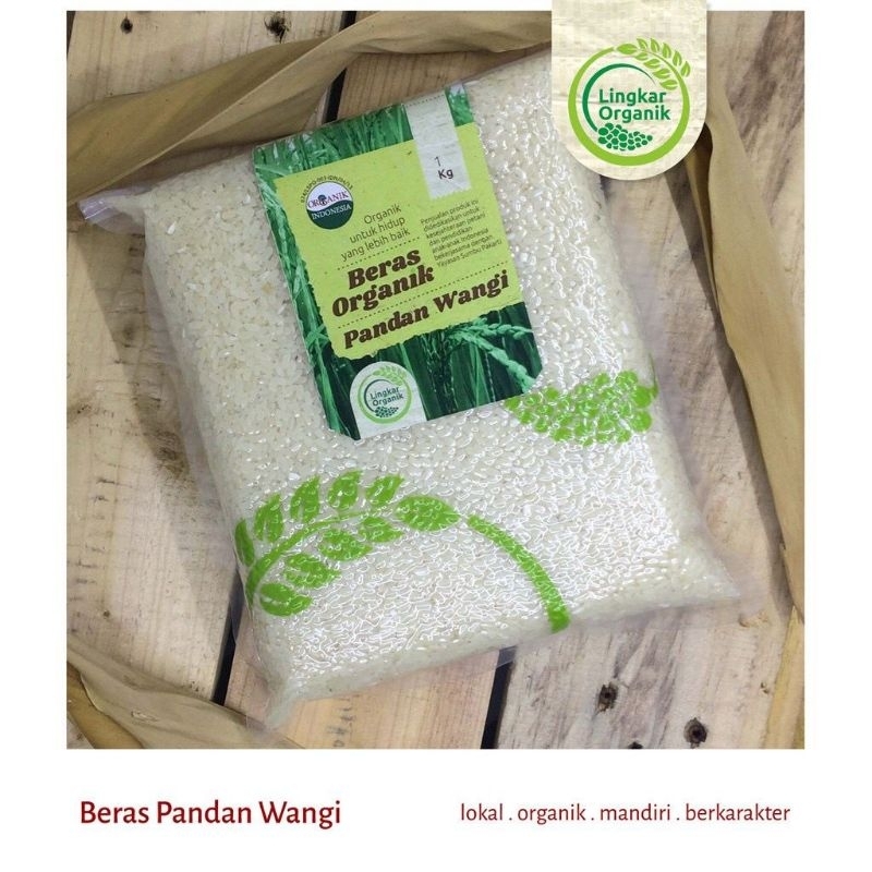 

LINGKAR ORGANIK BERAS ORGANIK PANDAN WANGI 1KG | BERAS MPASI