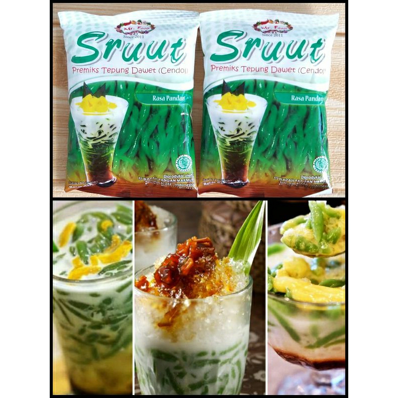 

✔MURAH Tepung Dawet Instan Sruut 100gr / Dawet Sruut / Cendol Sruut / Tepung Dawet Instan