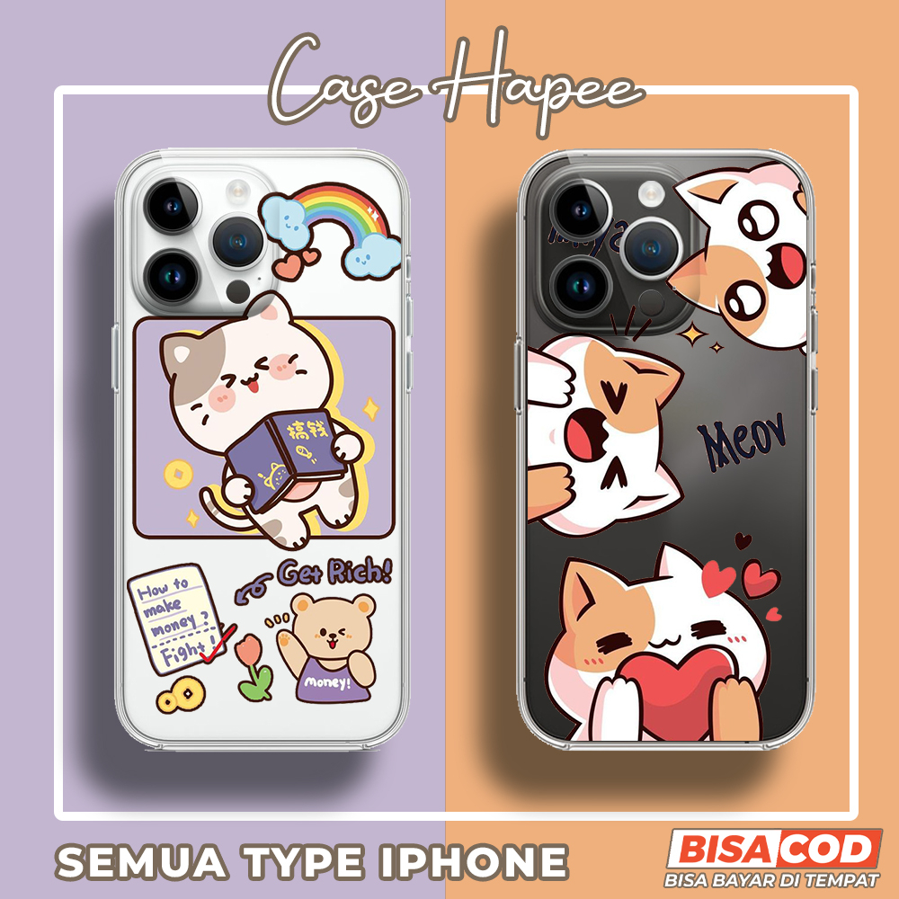 Case Iphone X XS XR Case Hp Iphone X XS XR Casing Iphone X XS XR [CAT] Premium CASE HAPEE Casing Hp 