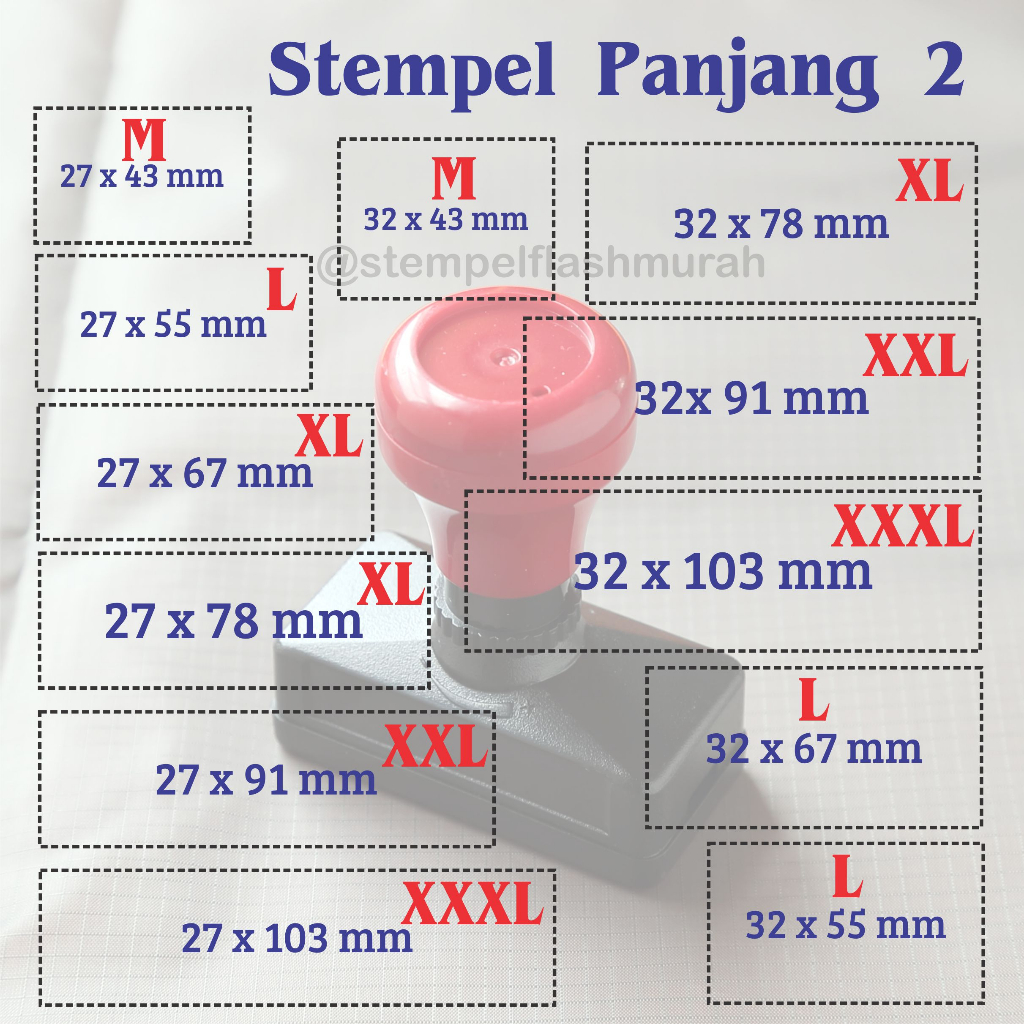 

stempel flash persegi panjang 2 otomatis stamp stample original murah berkualitas