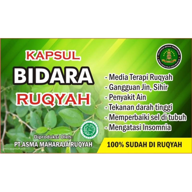 

kapsul bidara ruqyah 100%murni