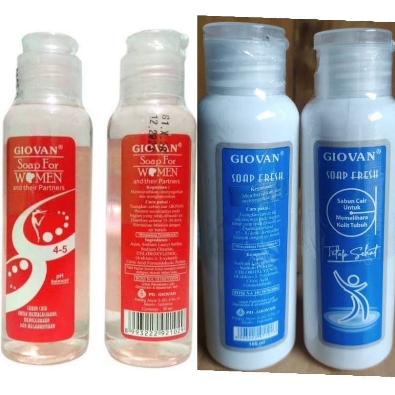 GIOVAN HEALTHY SABUN SHOAP Fresh giovan women / sabun alergi gatal gatal / sabun kesehatan antisepti