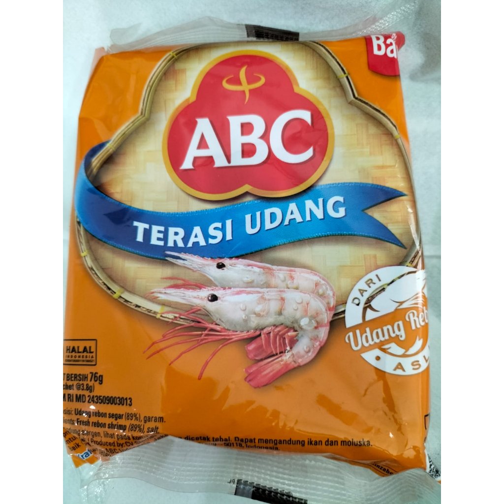 

ABC Terasi Udang 75 Gram Isi 20