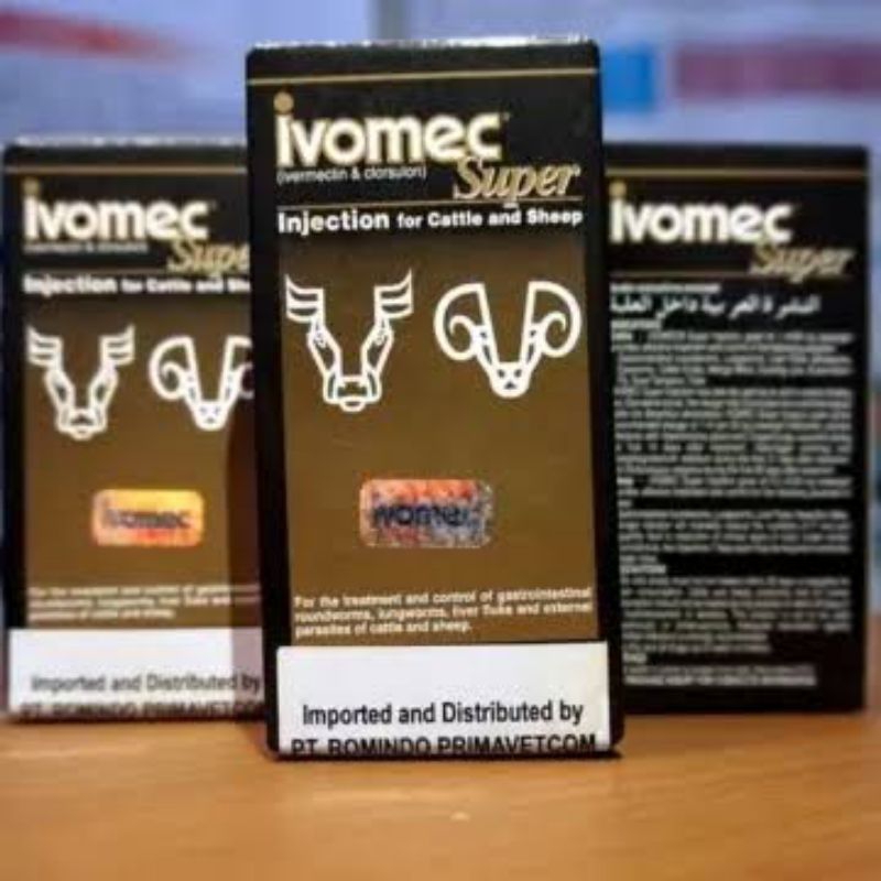IVOMEC SUPER INJECTION 50 ML OBAT INJEKSI UNTUK HEWAN TERNAK SAPI DAN DOMBA