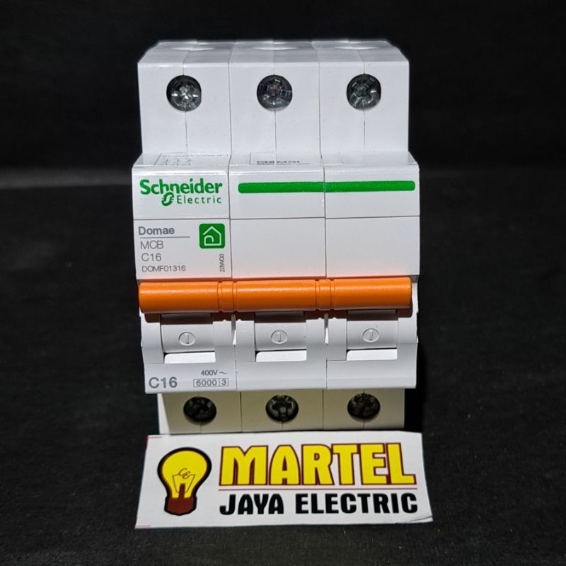 Mcb domae schneider 3 phase 16 ampere