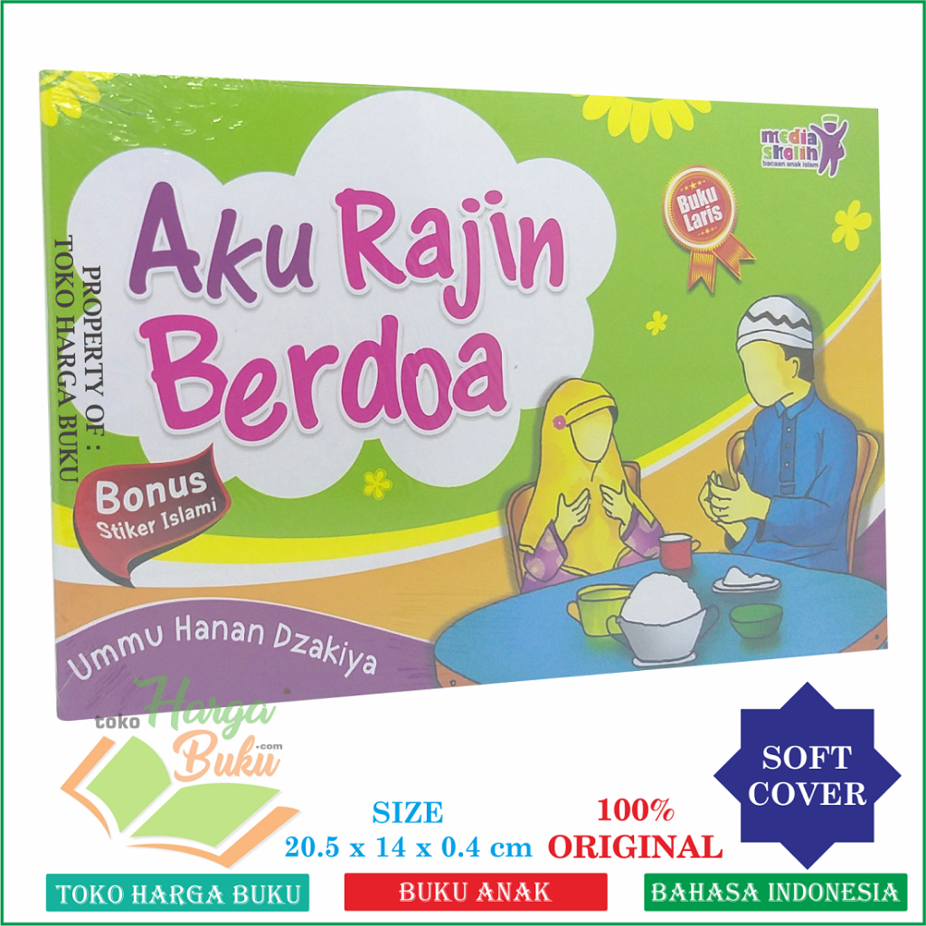 Foto Aku Rajin Berdoa Buku Anak Muslim Tentang Do'a Penerbit Media Shalih