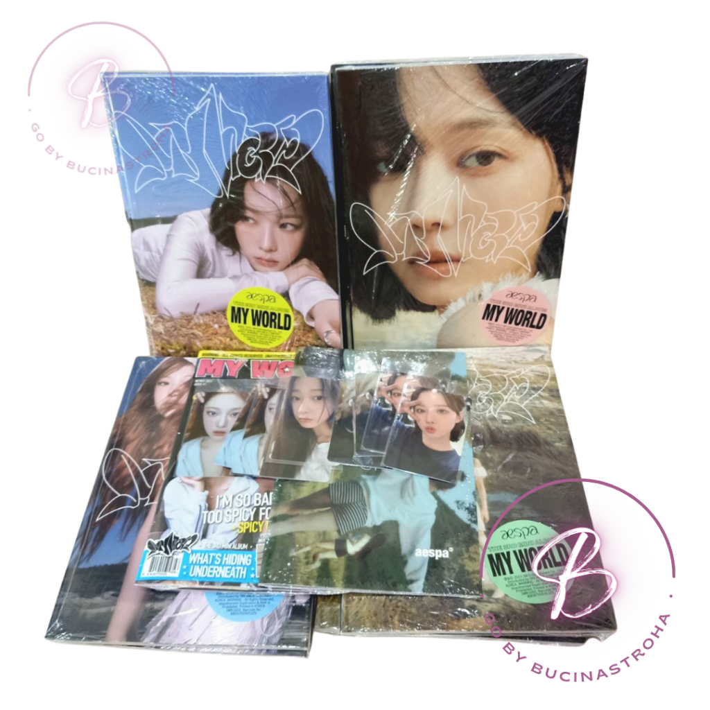 [READY] ALBUM AESPA SEALED MY WORLD INTRO // ZINE ver. Photobook + pob KTOWN