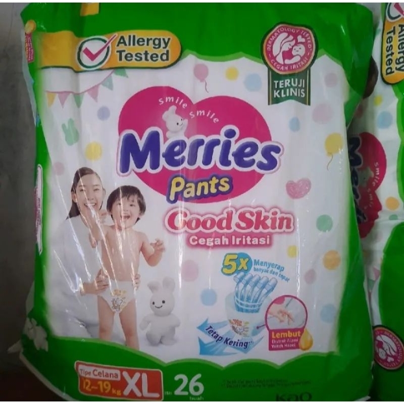 MERRIES XL ISI 26 PCS