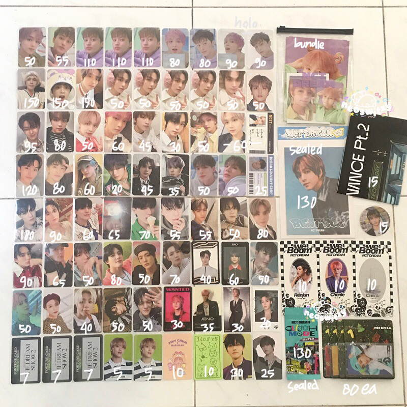 [READY] All about pc jeno nct dream wts beatbox hot summer reload kihno candy epoxy hello future hot