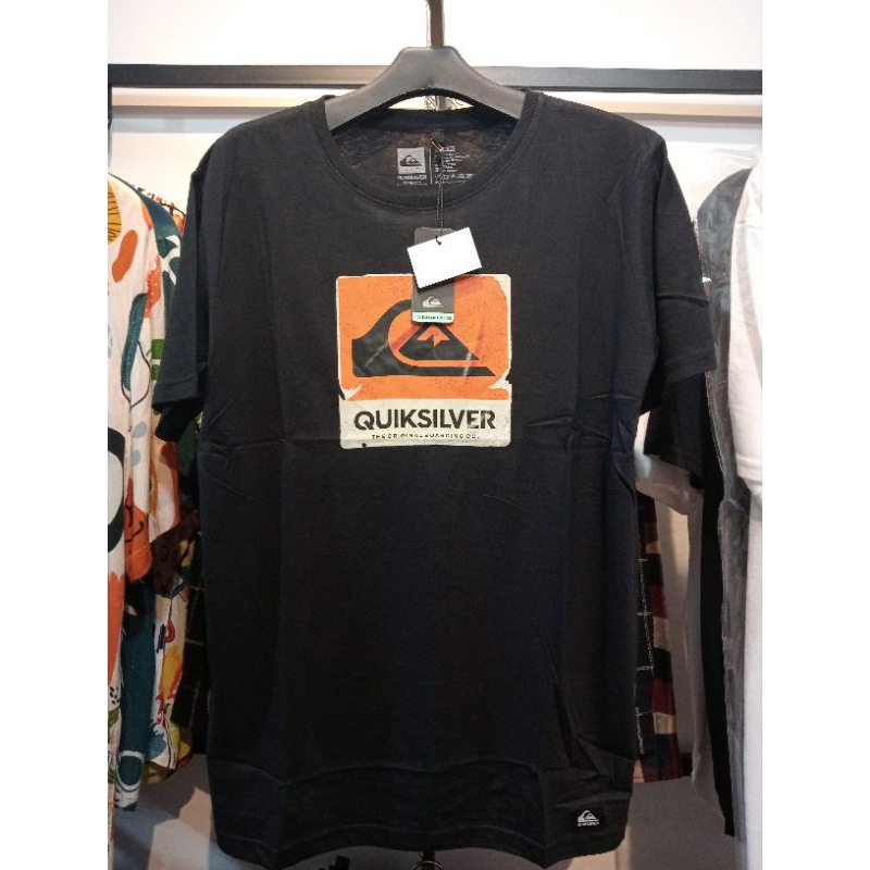Baju Kaos Surfing Hitam Quiksilver