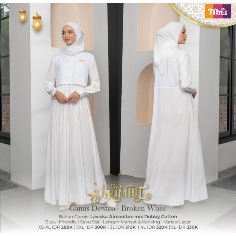 GAMIS LAIKA BROKEN WHITE