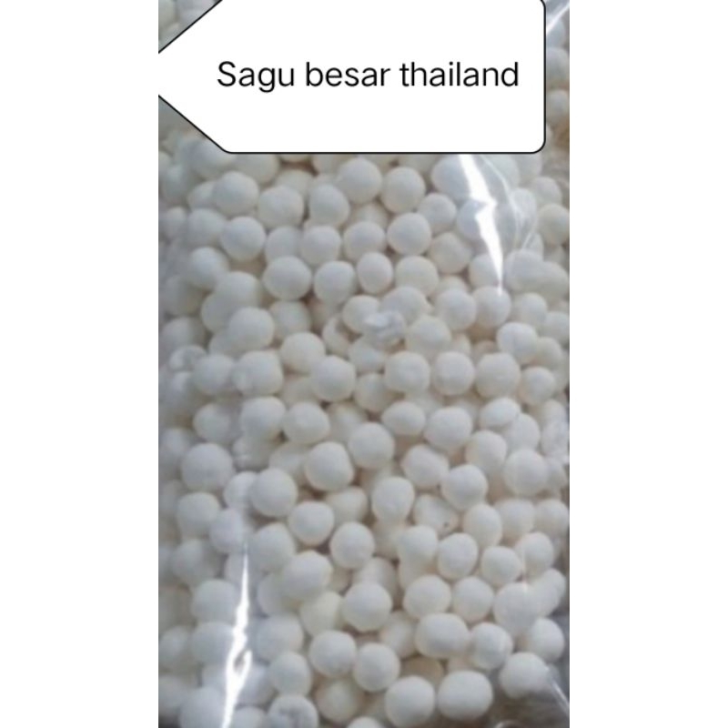 

SAGU MUTIARA THAILAND 1KG(Putih dan merah)