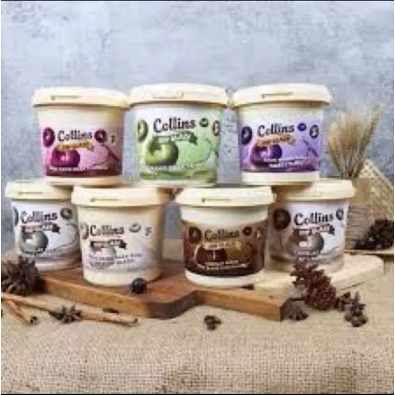 

Collins Dip Glaze/Toping aneka rasa /Dip glaze murah