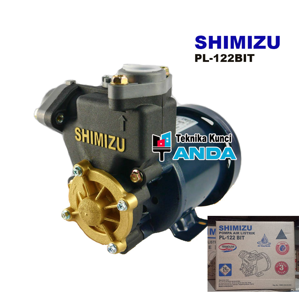 Pompa Air Shimizu PL 122 BIT Pompa Simizu Sumur Dangkal Non Otomatis - Simizu 125 watt