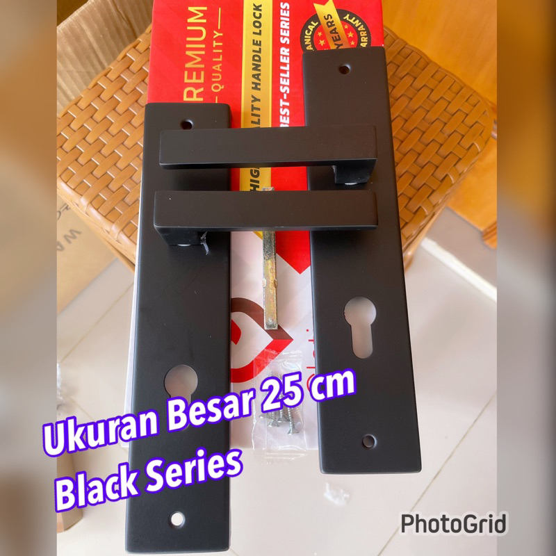 GAGANG HANDLE PINTU BESAR 25 CM MODEL KOTAK MINIMALIS HANDLE PINTU RUMAH BESAR 25 CM LEVER HANDLE PI