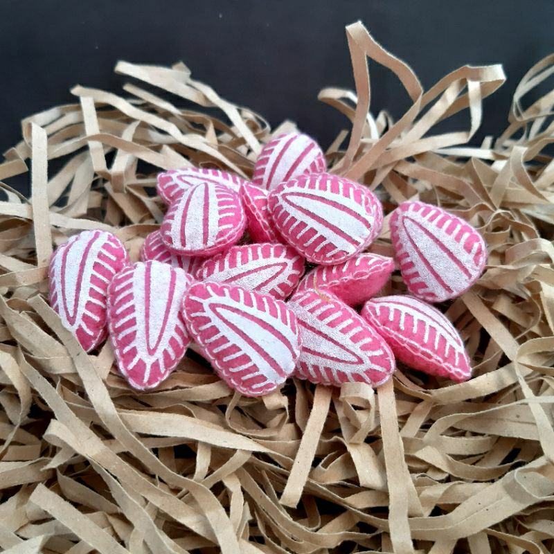 Aplikasi buah Flanel Strawberry Slice