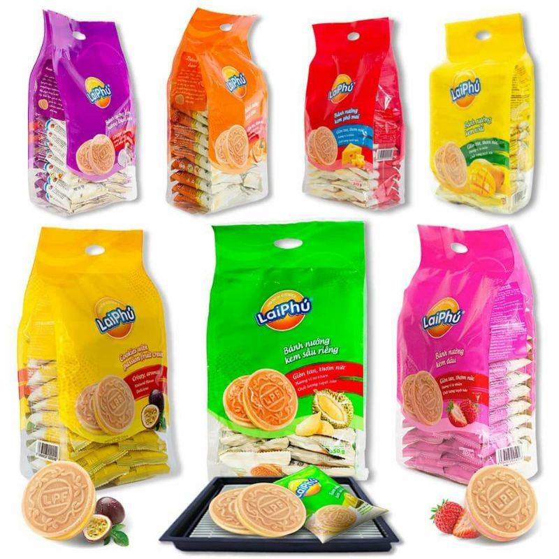 

350G VARIAN BISKUIT LAI PHU CRISPY COOKIES LAIPHU FRENCH COOKIES LAI PHU VIETNAM KAPIT